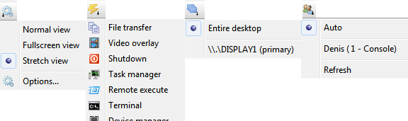 Submenus. Submenus.